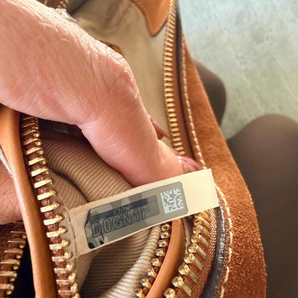 Chloé Brown Suede & Leather Shoulder Bag - Picture 3 of 8